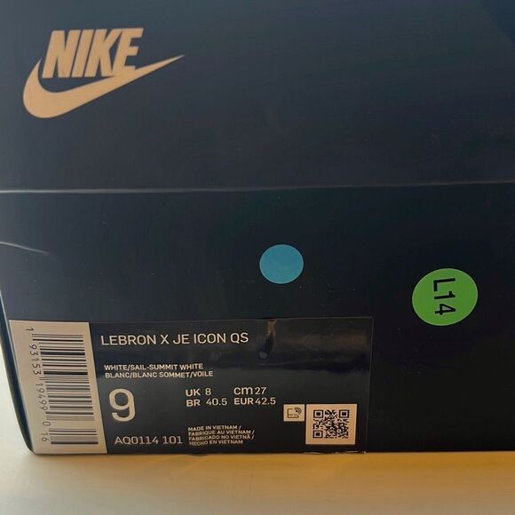 NIKE LEBRON X JOHN ELLIOTT ICON QS MENS BASKETBALL SHOE- NWB -Men 9 / women 10.5 - Picture 7 of 12